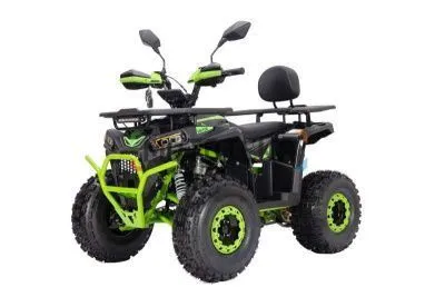 Квадроцикл YACOTA (Якота) VEKTOR 125 LUX чёрный/зелёный (машинокомплект)