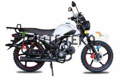 Мопед ROCKOT (Рокот) ALPHA OFFROAD M - 11 LUX+ (LED) белый глянцевый