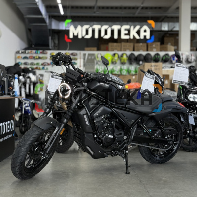 Мотоцикл чоппер / круизер ZONTES (Зонтес) ZT200-C2 (4T ZT168ML EFI) 16/16 (2025 г.) чёрный с ПТС