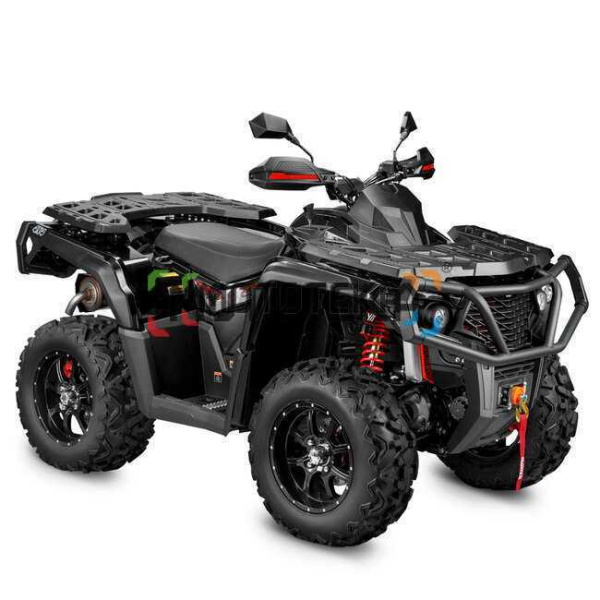 Квадроцикл AODES (Аодес) Pathcross ATV800S EPS LCD одноместный черный с ПСМ
