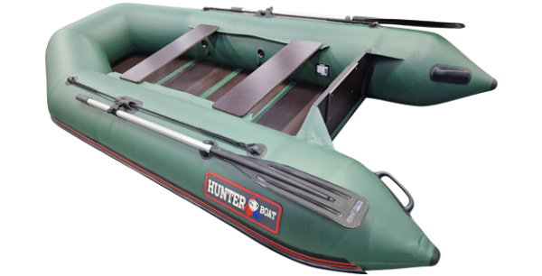 Лодка ПВХ Hunter (Хантер) 290 Л зелёный | Мототека