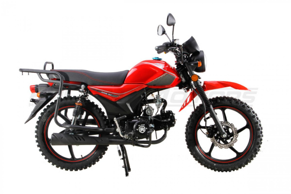 Мопед ROCKOT (Рокот) ALPHA OFFROAD M - 11 LUX+ (LED) красный глянцевый | Мототека